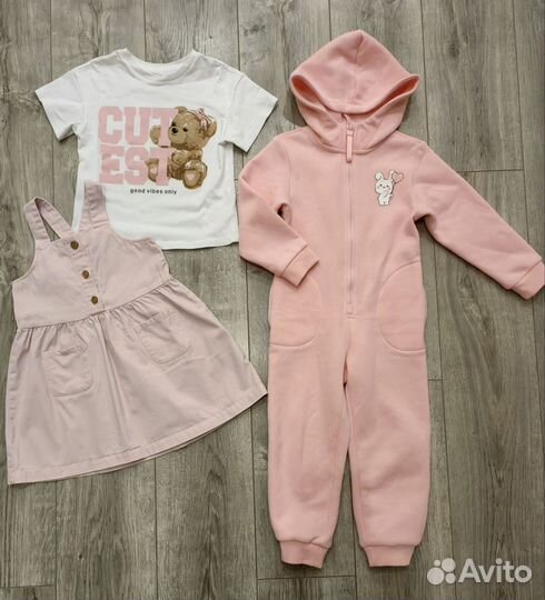 Большой пакет фирменных вещей для девочки