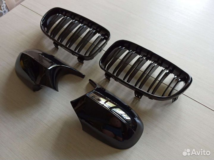 Бмв Е81 Е87 Е82 Е88 рест ноздри и накладки зеркал