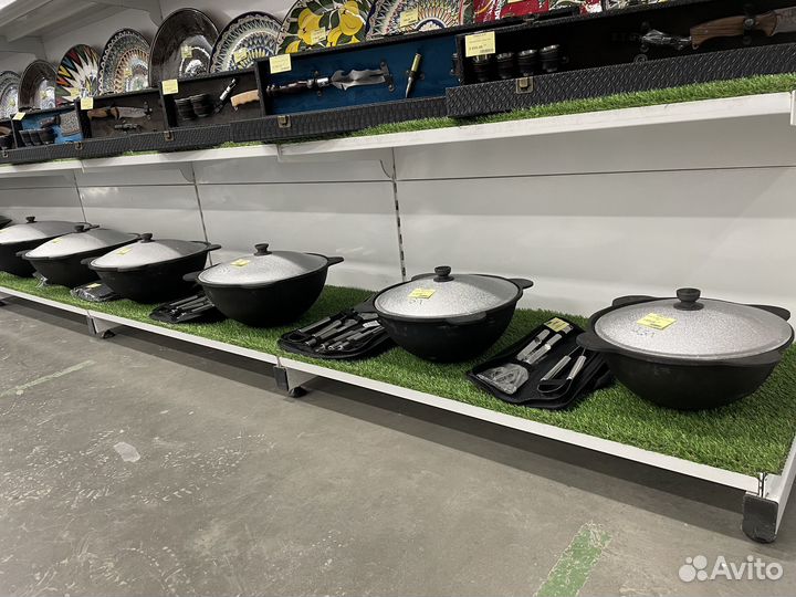 Казан чугунный узбекский 8 л