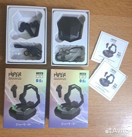 Беспроводные наушники Hiper gaming TWS Cobra x9