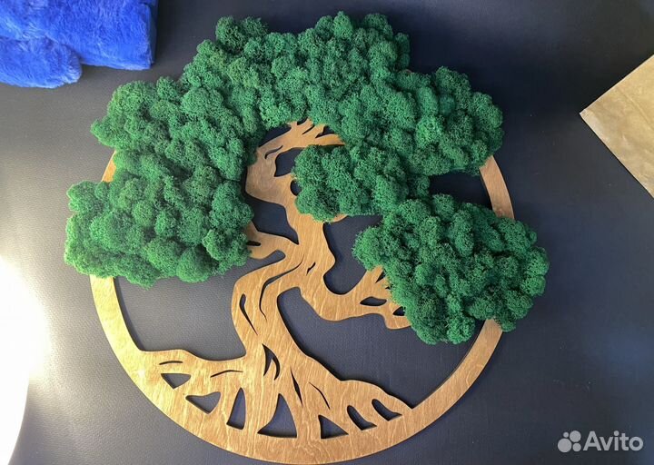 Панно из стабилизированного мха