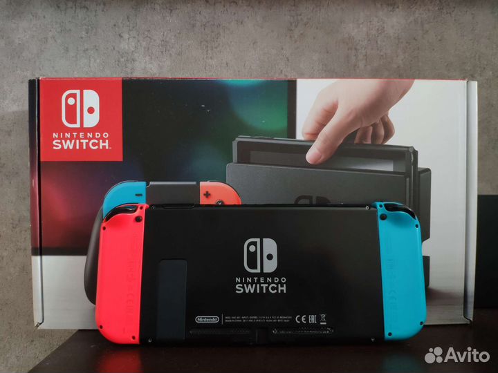 Nintendo switch прошитая/полный комплект