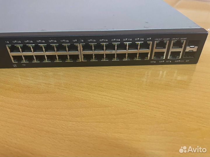 Коммутатор Cisco SG300-28P 24 порта (PoE)