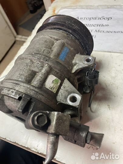 Компрессор кондиционера nissan primera p12 qr20de