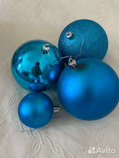 Набор новогодних шаров.цена за все