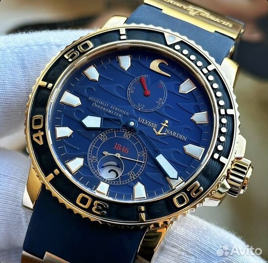 Ulysse Nardin Marine Diver Blue Surf LE 43мм