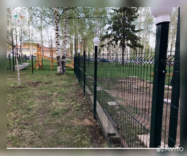 Сетка для забора 3d
