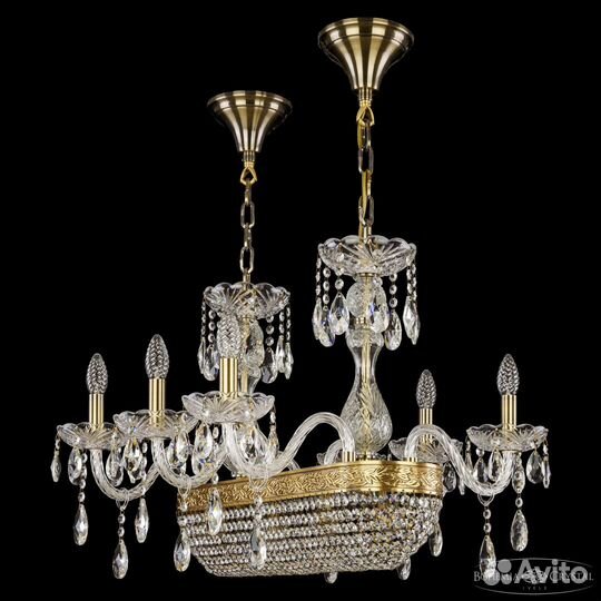 Bohemia Ivele Crystal 1452/6/195/600 FP 1452 люстр