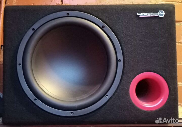 Автосабвуфер активный урал AS-D12A blaск hurricane