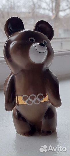 Олимпийский мишка фарфор