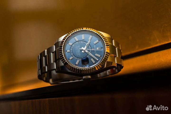 Rolex Sky Dweller 42mm Blue Dial White Gold