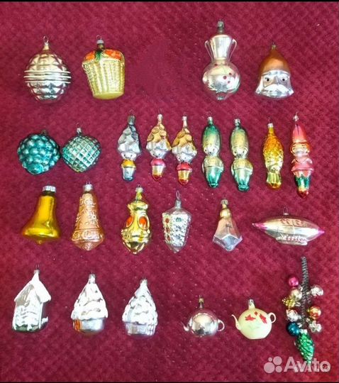 Елочные игрушки СССР
