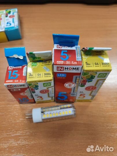 Лампочки G4 и G9 12В и 220-230В