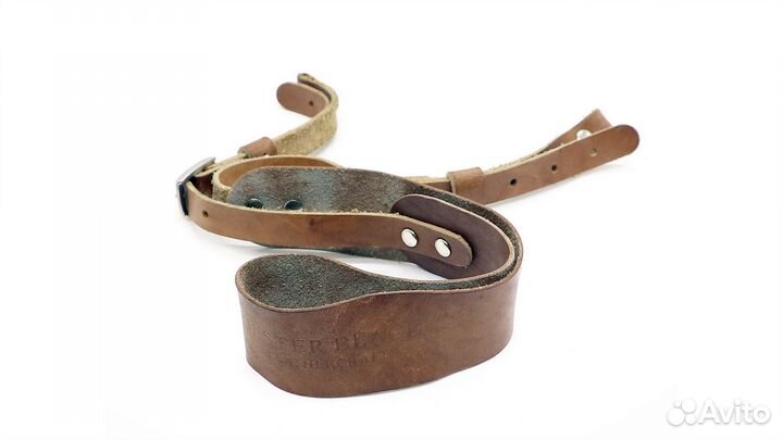 Ремень кожаный Olster Black