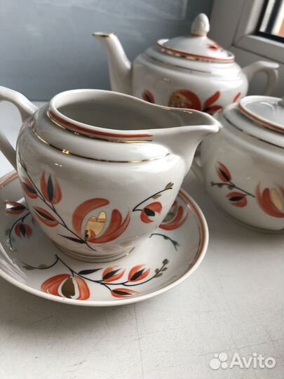 Чайный сервиз СССР вербилки старые