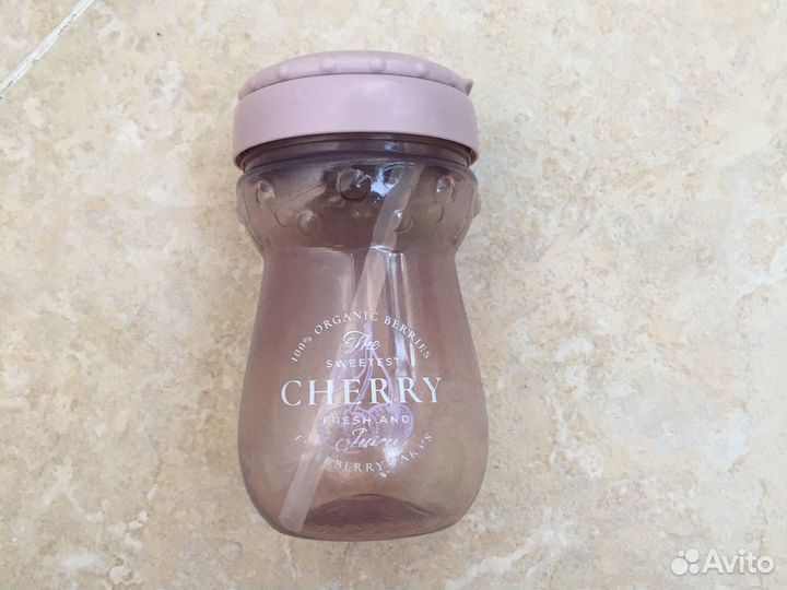 Поильник детский с трубочкой Happy Baby