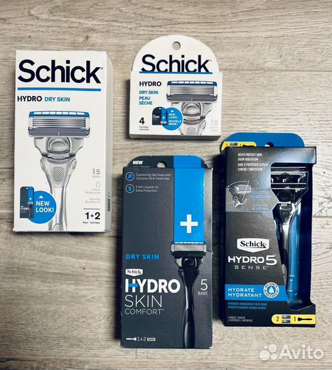 Бритвенный станок Schick hydro 5+ кассеты