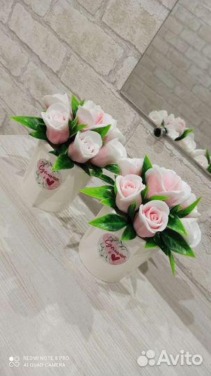 Букет из мыла ручной работы