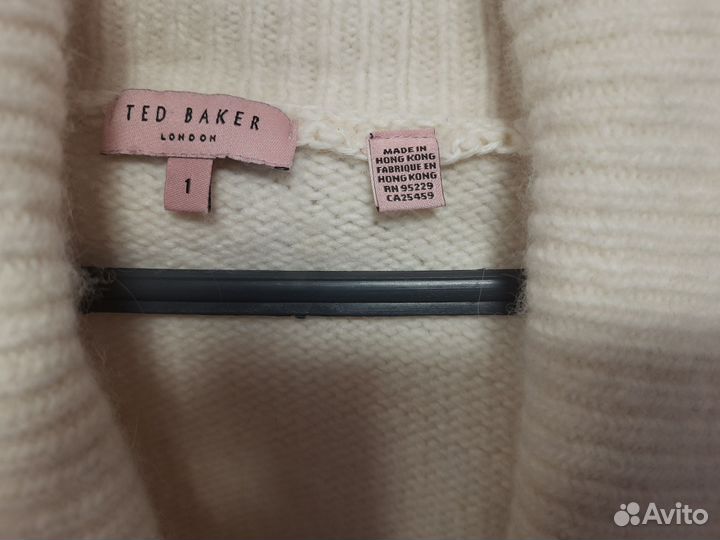 Кардиган базовый вязаный ted baker шерсть ангора