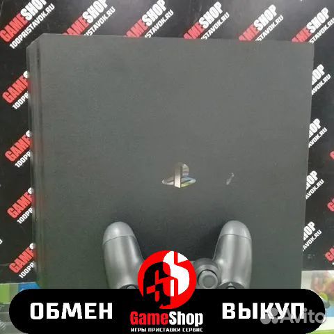 Sony PlayStastion 4 Pro 1TB (7208) Б.У +игра