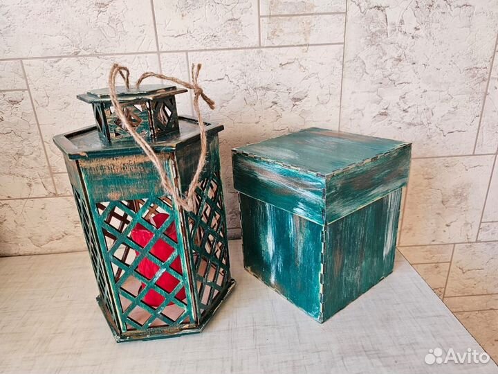 Фонарь с подарочной коробкой