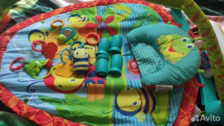 Развивающий коврик bright starts