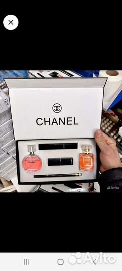 Подарочный набор Духи парфюм Chanel Шанель 5в1