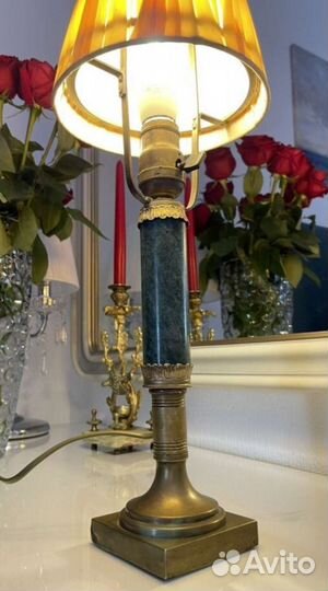 Лампа старинная настольная