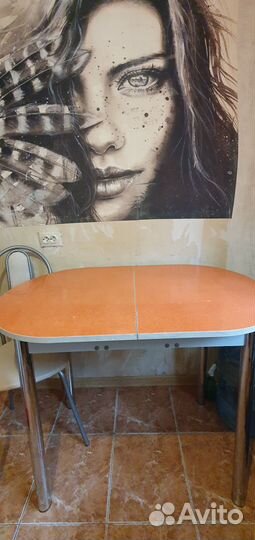 Стол обеденный раздвижной со стульями