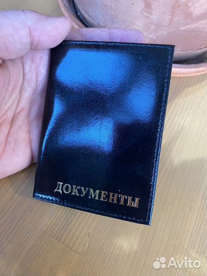 Черная обложка мвд с отделением для автодокументов