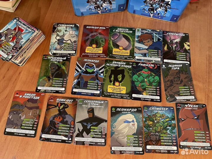 Карточки черепашки ниндзя