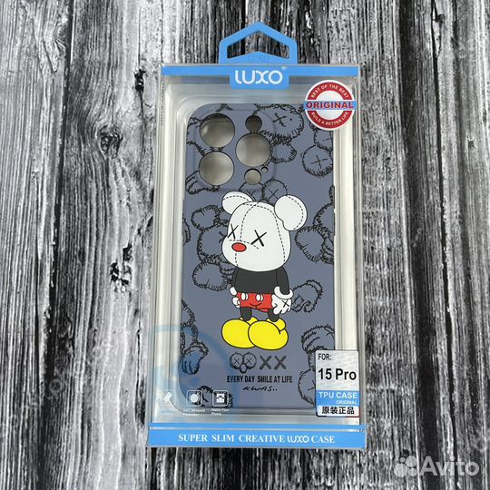 Чехол Luxo Kaws для iPhone 15 Pro