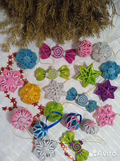 Новогодние игрушки ручной работы