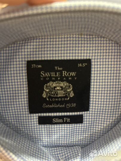 Рубашка Savile Row новая 14.5