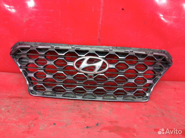 Решетка радиатора Hyundai Santa Fe 4 2018