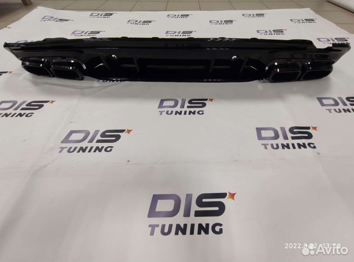 Диффузор + насадки AMG 63 Mercedes W205