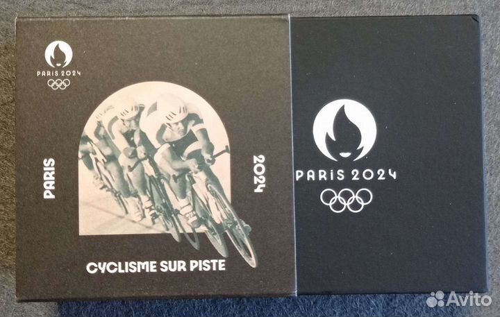 Монеты 2022 Олимпиада в Париже 2024 Пруф Серебро