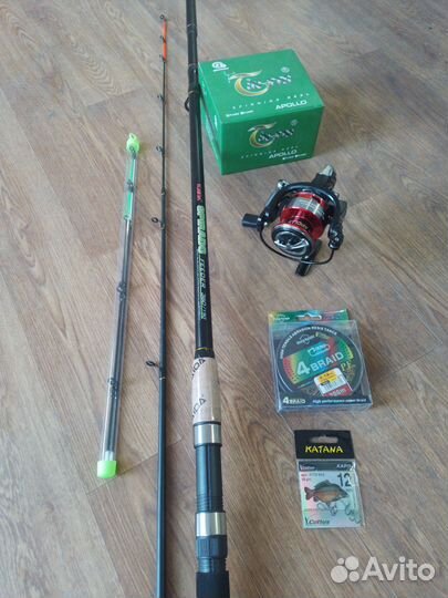 Комплект катушка + фидерное удилище