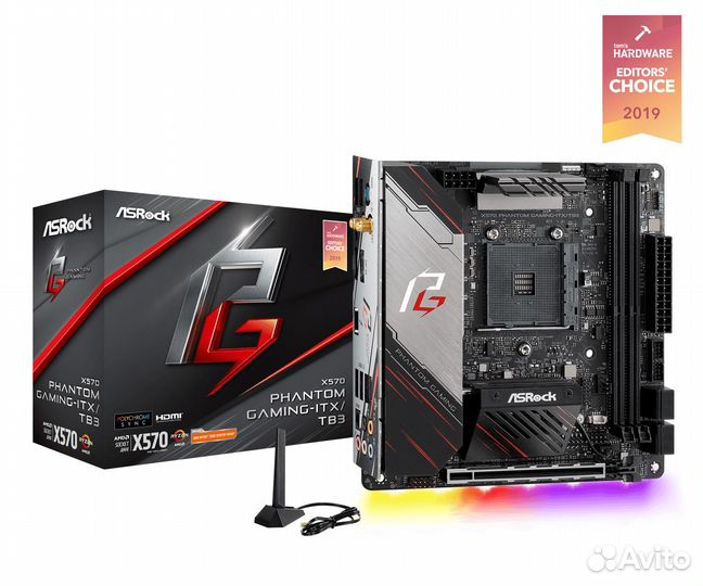 Материнская плата ASRock X570 phantom gaming-ITX/T