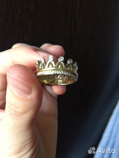 Бриллиантовое кольцо-корона