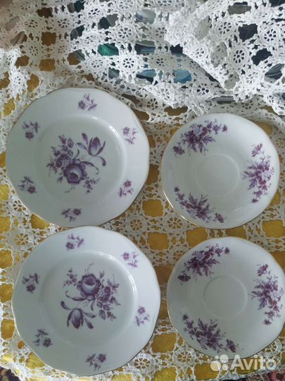 Чехословацкий Фарфор тарелочки времён СССР