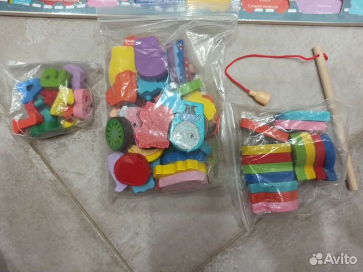 Новый игровой детский деревянный набор сортер