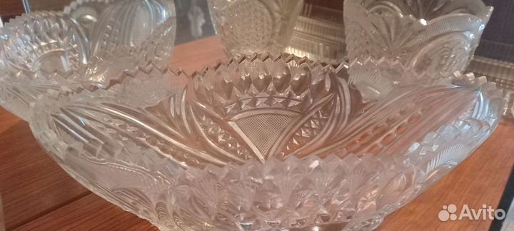 Хрустальные вазы(конфетница, фруктовница) СССР