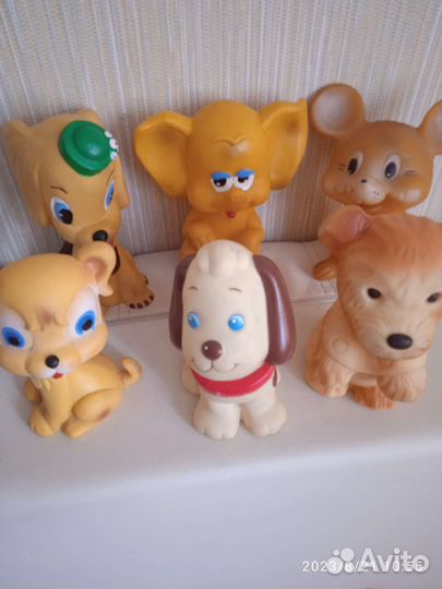 Резиновые игрушки СССР