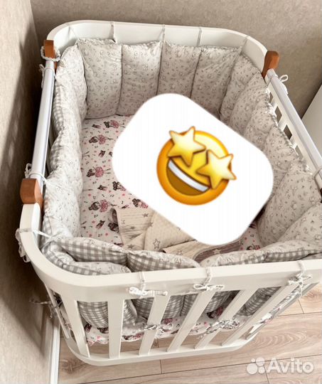 Бортики в детскую кроватку Lappetti