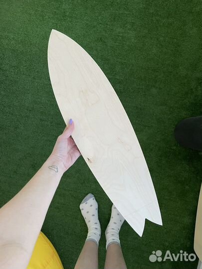 Доска для серфинга декоративная без покрытия