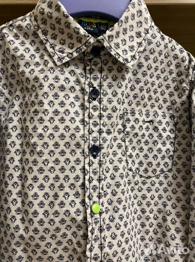 Рубашка хлопковая для мальчика