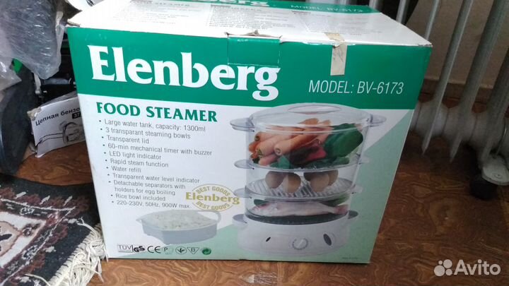 Пароварка Elenberg BV-6173