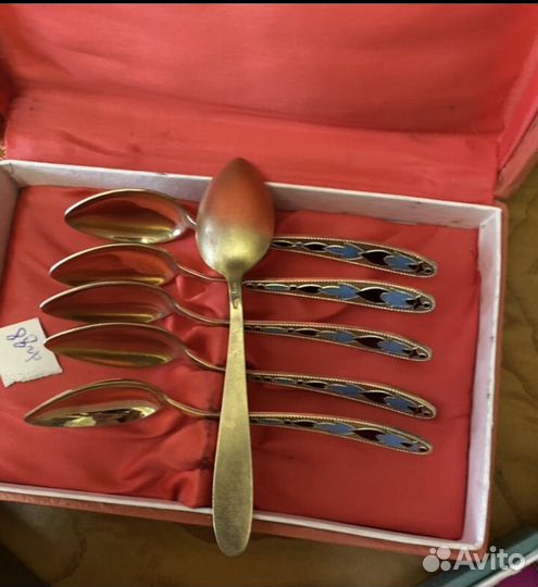 Старинные серебряные ложки 875 пробы