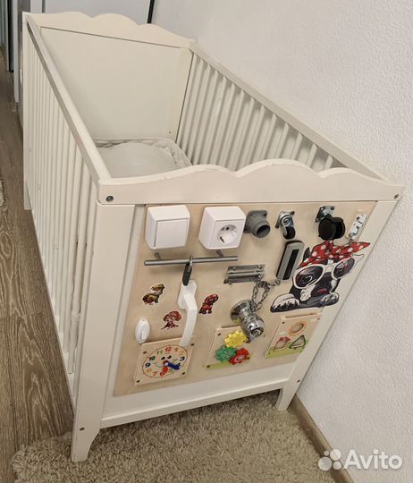 Детская кровать IKEA с матрасом